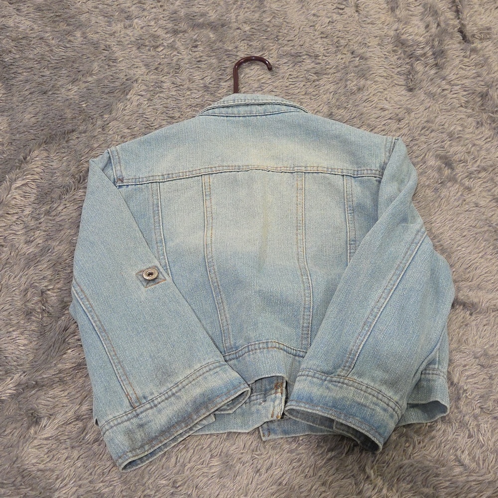 Highway Jeans Light Blue Cropped Denim Jacket Size M! - Picture 5 of 7